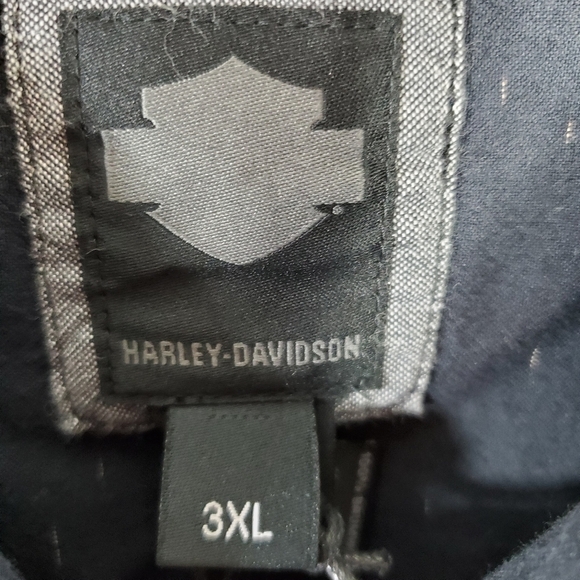 Men's Harley Davidson Button Front Slim Fit Shirt 3XL NWT - Picture 3 of 11